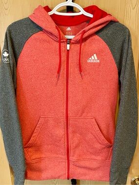 Small Adidas Team Canada Olympic Full-Zip Hoodie